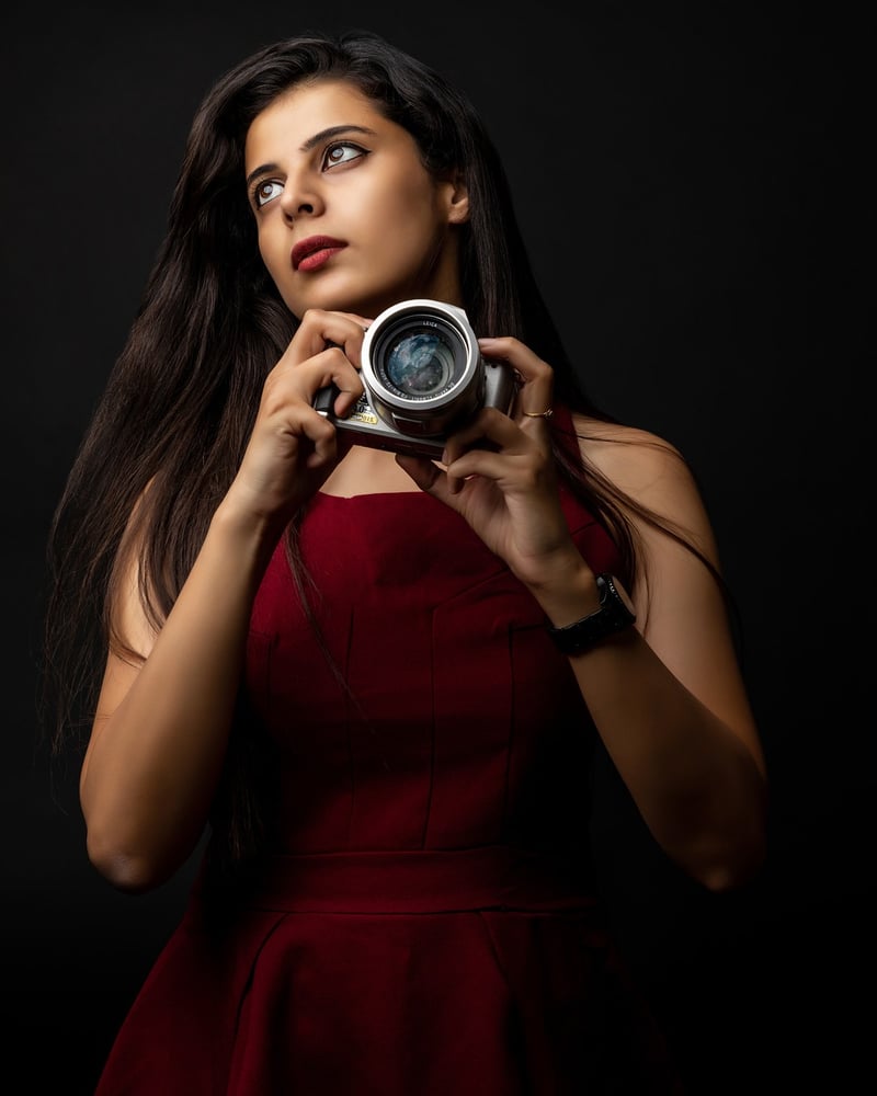 Fashion photography model poses